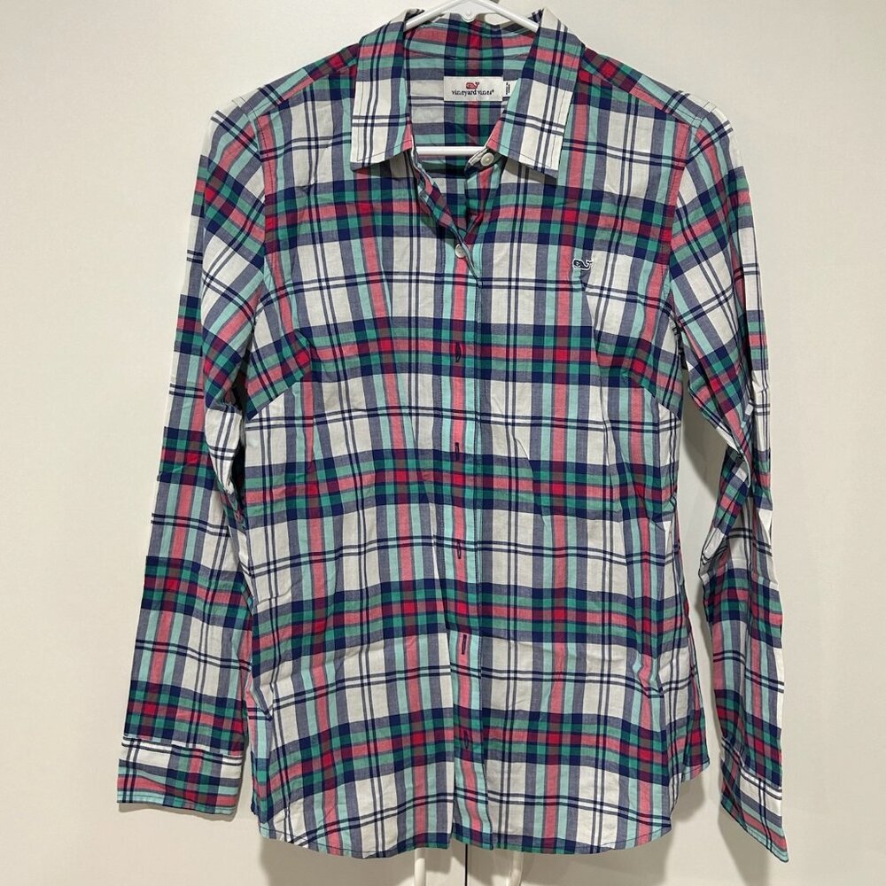 NWOT Vineyard Vines Plaid Button Down